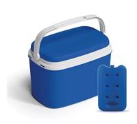 Urbn-Living Blue - 6L Cooler Box For Camping & Beach With Ice Packs