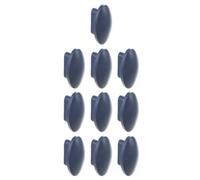 Urbn-Living Blue, Set Of 10 - Plastic Oval Door Knobs And Handles