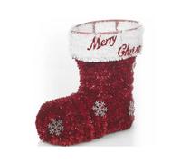 Urbn-Living Boot - Decorative Christmas Tinsel Basket
