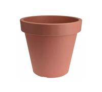 Urbn-Living Brown - 30Cm Round Plastic Flower Pot