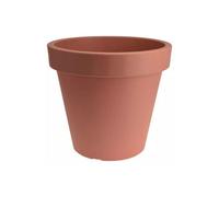 Urbn-Living Brown - 35Cm Round Plastic Flower Pot