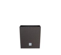 Urbn-Living Brown, Set Of 1 - 20Cm Rato Rattan Design Plant Pots Square -1-2 Pack