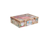 Urbn-Living Brown, Set Of 1 - Extra Small Santa Gift Storage Boxes - 17X26.5X8.5Cm