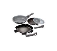 Urbn-Living Carbon Black - 5Pc Non-Stick Marble Frying & Grill Pan Set