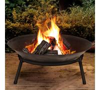 URBN Living Cast Iron Fire Bowl | Traditional Outdoor Log Fire Pit