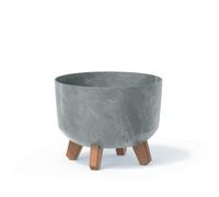 Urbn-Living Concrete - 240mm Gracia Round Case Flower Pot