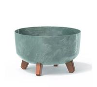 Urbn-Living Concrete - 30Cm Round Concrete Look Planter With Legs