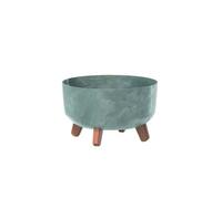 Urbn-Living Concrete - 40Cm Round Concrete Look Planter With Legs