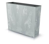 Urbn-Living Concrete - Urbi 60Cm Case Tall Concrete Effect Plastic Flower Pot