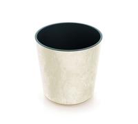 Urbn-Living Cream - 250mm Tubus Low Washed Up Look Flower Pot