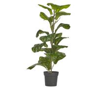 Urbn-Living Dark Green Pear - 58/60Cm Artificial Plant In Pot