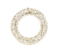 Urbn-Living Gold - Christmas Wreath With Led Light - 30Cm