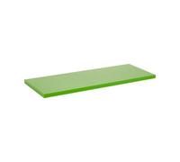 Urbn-Living Green - Small Wooden Wall Mounted Floating Shelves With 2 Brackets - 60X23.5Cm