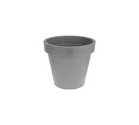 Urbn-Living Grey - 20Cm Round Plastic Flower Pot