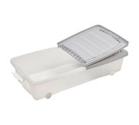 Urbn-Living Grey - 40L Large Storage Box With Wheeled Lids