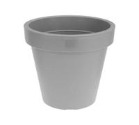 Urbn-Living Grey - Durable Round Plastic Watering System For Indoor/outdoor Plant Pots