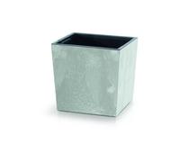 Urbn-Living Grey, Set Of 1 - 300mm Low Square Concrete Effect Plant Pot - 29.5X29X29 Cm