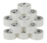 Urbn-Living Heavy Duty Clear Packaging Tape Strong Adhesive Rolls For Sealing Boxes And Parcels - Pack Of 12