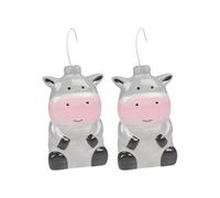 Urbn-Living Hippo, Set Of 2 - Ceramic Hanging Radiator Humidifier Animated Characters