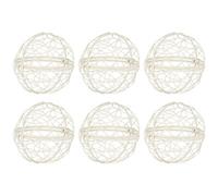 Urbn-Living Ivory - 6-Pcs Metal Mesh Bridesmaid Ball Hanger