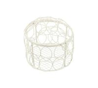 Urbn-Living Ivory - Round Box Wedding Table Decor Metal Mesh