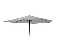 Urbn-Living Light Grey - 270Cm Solar Led Parasol Umbrella