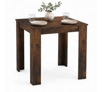 Urbn-Living Melamine 80Cm Rustic Oak Dining Table Chunky Legs Kitchen Breakfast Room Home Furniture