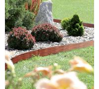 Urbn-Living Orange, Set Of 5 - Plastic Garden Border