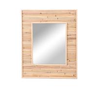 Urbn-Living Rectangle Wall Mirror Bamboo Wooden