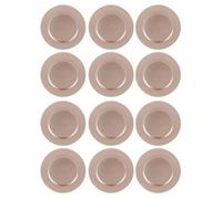 Urbn-Living Rose Gold, Set Of 12 - Geo Matt Charger Plates