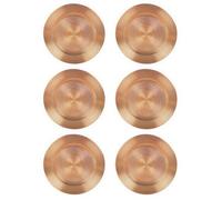 Urbn-Living Rose Gold, Set Of 6 - Mosaic Charger Plates