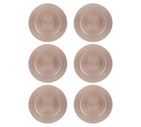 Urbn-Living Rose Gold, Set Of 6 - Ray Charger Plates
