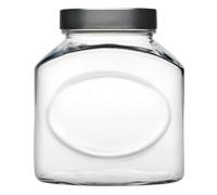 Urbn-Living Set Of 1 - Pasabahce Glass Storage Jar 1.5L