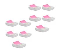 Urbn-Living Set Of 10 - 3M Post-It Sticky Notes Dispenser With Suction Cup