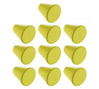 Urbn-Living Set Of 10 - Green Plastic Cone Door Knobs And Handles