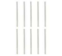 Urbn-Living Set Of 10 - Long Silver Diamante Handle