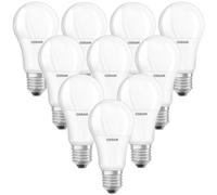 Urbn-Living Set Of 10 - Osram E27 Warm White Dimmable Led Bulbs 13W (100W)