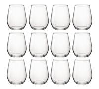 Urbn-Living Set Of 12 - 380Ml Bormiolio Rocco Wine Glasses Xl