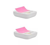 Urbn-Living Set Of 2 - 3M Post-It Sticky Notes Dispenser With Suction Cup