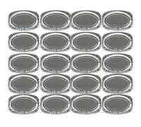 Urbn-Living Set Of 20 - Oval Aluminium Serving Platter - 35.5X 23.5Cm