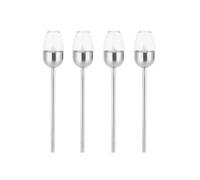 Urbn-Living Set Of 4 - Solar Flame Led Stake Lights