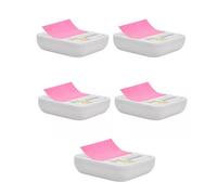 Urbn-Living Set Of 5 - 3M Post-It Sticky Notes Dispenser With Suction Cup