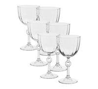 Urbn-Living Set Of 6 - 270Ml Stemmed Wine & Dessert Goblets