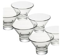 Urbn-Living Set Of 6 - Bormioli Rocco 37.5Cl Ice Cream Sundae Dessert Glasses Set