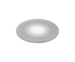 Urbn-Living Silver - 15Cm Festive Silver Mirror Plate With Glitter
