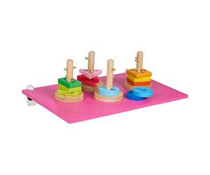 Urbn-Living SlimLine Kids Floating Wall Shelf Organiser (Pink)