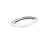 Urbn-Living Small Oval Silver Effect Serving Platter - 2X35X21Cm