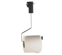 Urbn-Living Spizy Metal Toilet Roll Holder Wall Mounted Swing - Chrome Effect