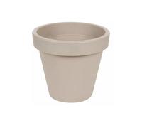 Urbn-Living Taupe - 35Cm Round Plastic Flower Pot