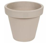 Urbn-Living Taupe - 40Cm Round Plastic Flower Pot